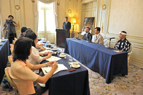 Press Conference Held to Announce Kodo Artistic Director & New Group Director
